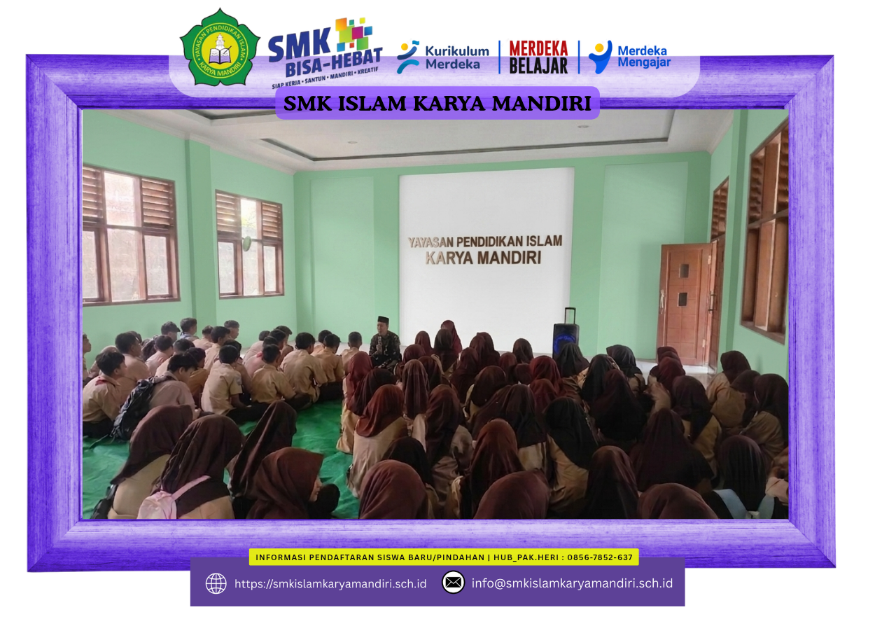 Kuatkan Iman Bersihkan Hati, Lancar Ilmu - Muhasabah Jum'at TAWASUL Bersama "SMK ISLAM KARYA MANDIRI"
