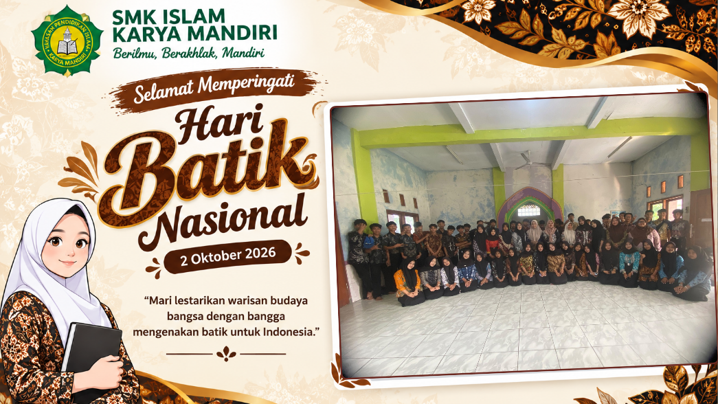 Hari Batik Nasional SMK Islam Karya Mandiri
