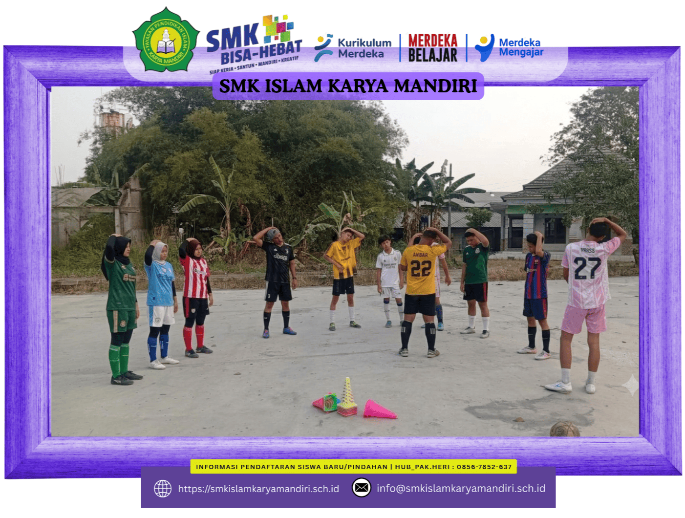 Ekstrakurikuler FUTSAL SMK Islam Karya Mandiri.