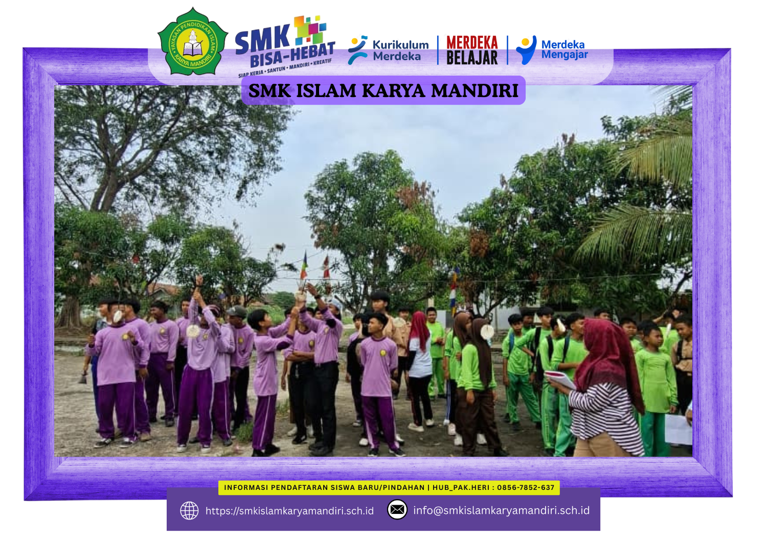 Semarak kegiatan Lomba Memperingati Hut RI Ke-81 dan Milad Yayasan Pendidikan Islam Karya Mandiri Yang Ke-11 tahun